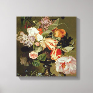 Still life with flowers canvas print
