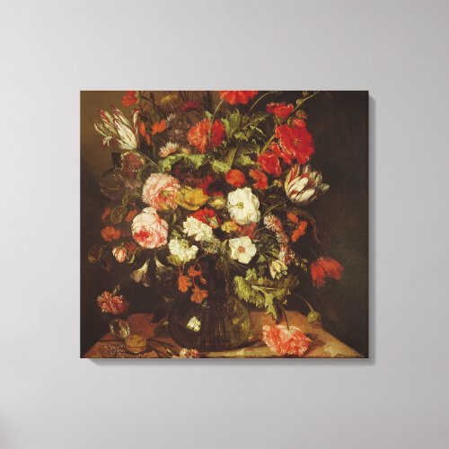 Still Life with Flowers Canvas Print