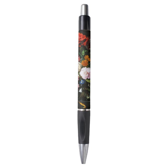 Still Life with Flowers in a Glass Vase Classic Pen (Front Vertical)