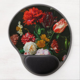 Still Life with Flowers in a Glass Vase Gel Mouse Pad
