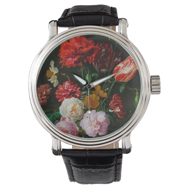 Still Life with Flowers in a Glass Vase  Watch (Front)