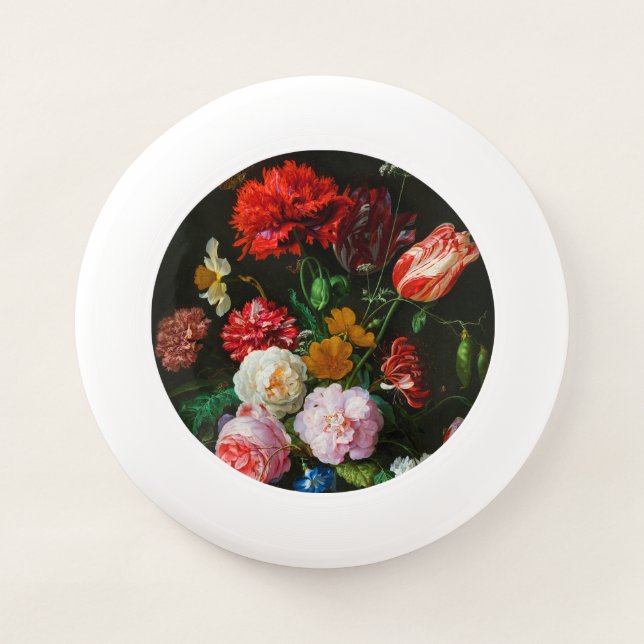 Still Life with Flowers in a Glass Vase  Wham-O Frisbee (Front)