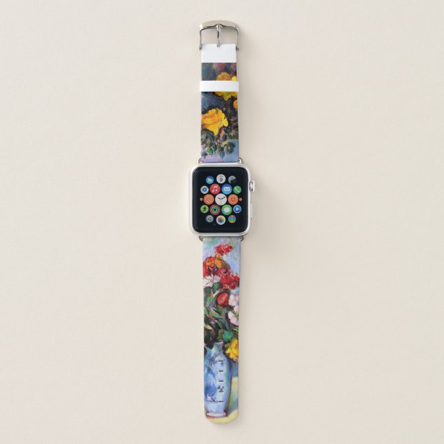 Still Life with Flowers in a Vase, Paul Cezanne Apple Watch Band (Front)