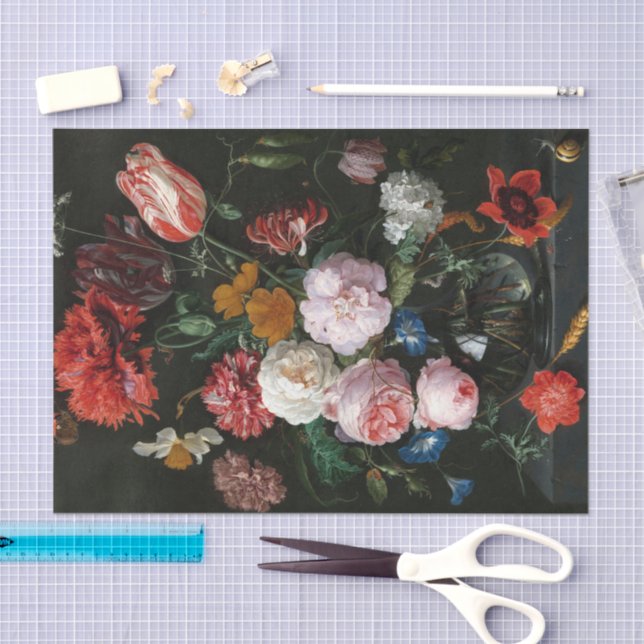 Still Life with Flowers | Jan Davidsz de Heem Tissue Paper (Craft)