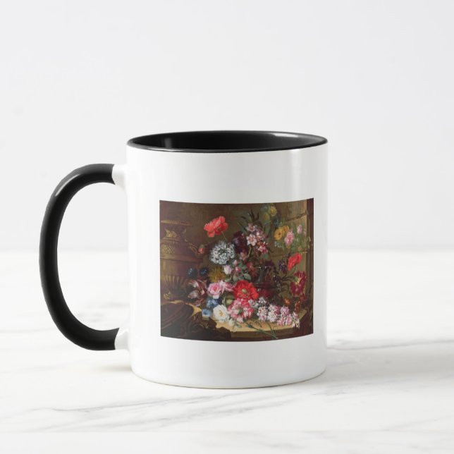 Still Life with Flowers Mug (Left)