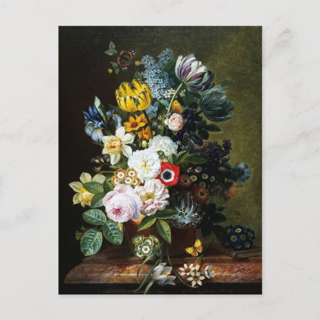 Still Life with Flowers painting Postcard (Front)