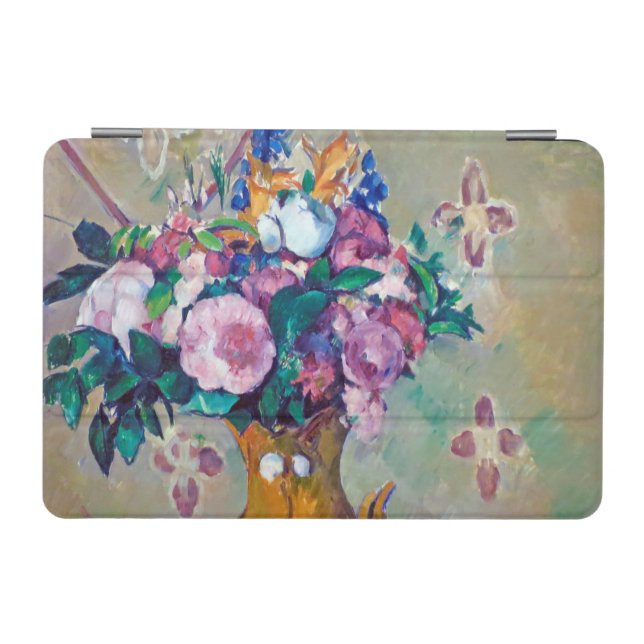 Still Life with Flowers, Paul Cezanne iPad Mini Cover (Horizontal)