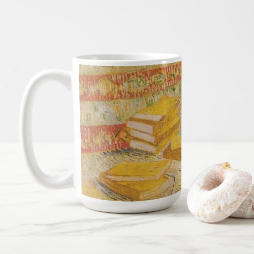 Still Life with French Novels  Vincent Van Gogh Coffee Mug