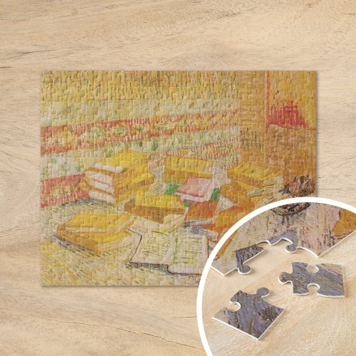 Still Life with French Novels  Vincent Van Gogh Jigsaw Puzzle