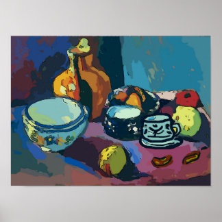 Still Life With Fruit and Nuts Poster