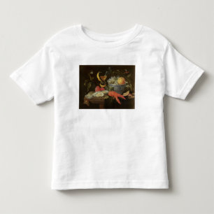 Still Life with Fruit and Shell Fish, 1653 (oil on Toddler T-shirt