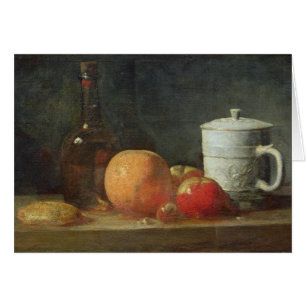 Still Life with Fruit and Wine Bottle