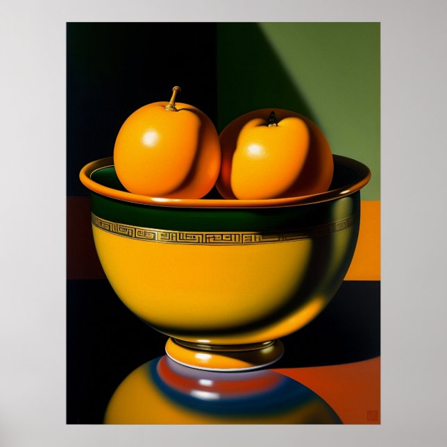 Still Life With Fruit - Canvas Art Print (Front)