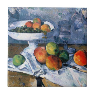 Still Life with Fruit Dish Ceramic Tile
