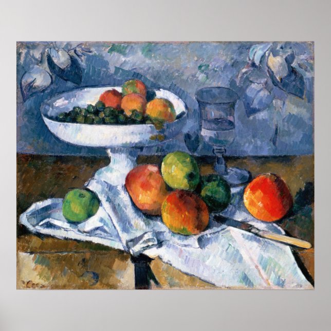 Still Life with Fruit Dish Poster (Front)