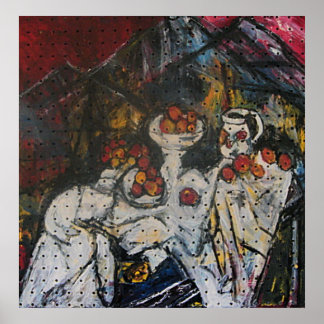 STILL LIFE WITH FRUIT POSTER