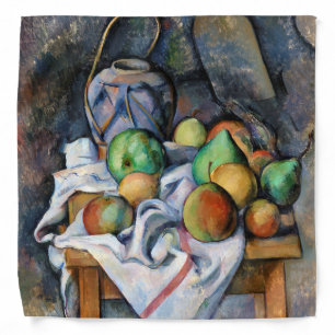 Still Life with Fruits, Paul Cezanne Bandana