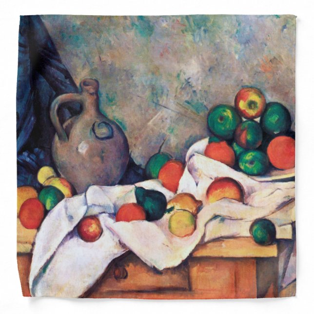Still Life with Fruits, Paul Cezanne Bandana (Front)
