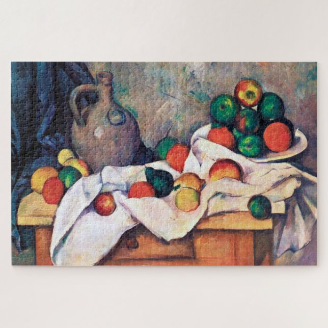 Still Life with Fruits, Paul Cezanne Jigsaw Puzzle (Horizontal)