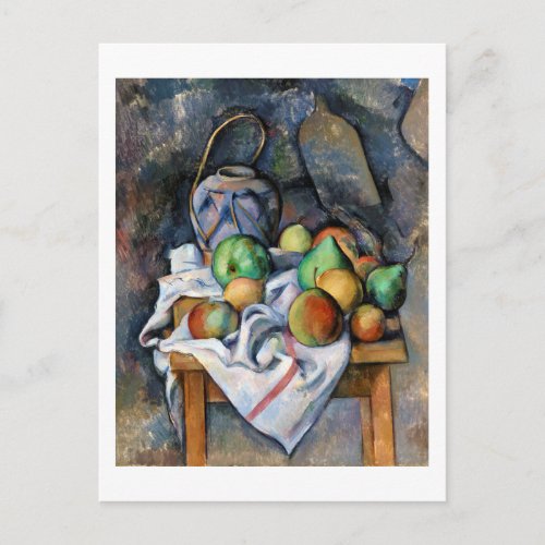 Still Life with Fruits Paul Cezanne Postcard