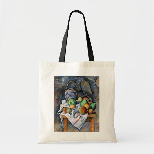Still Life with Fruits, Paul Cezanne Tote Bag (Front)