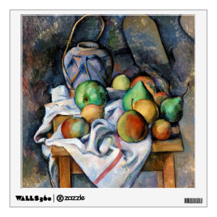 Still Life with Fruits, Paul Cezanne Wall Decal