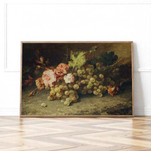 Still Life with Grapes  by Margaretha Roosenboom Poster (Creator Uploaded)