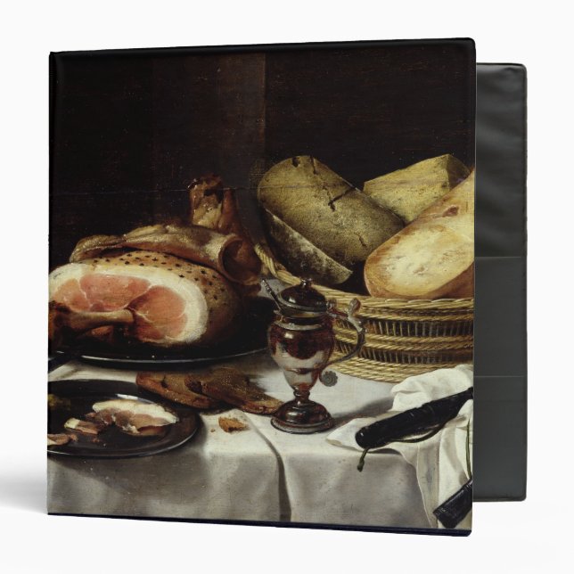 Still Life with Ham 3 Ring Binder (Front/Inside)