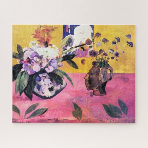 Still Life with Head_Shaped Vase  Paul Gauguin  Jigsaw Puzzle