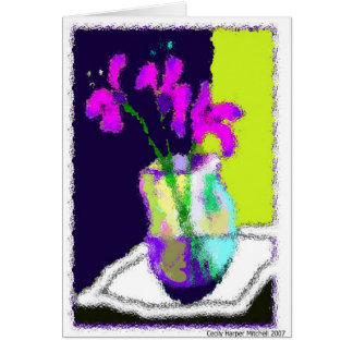 Still Life with Irises Cards