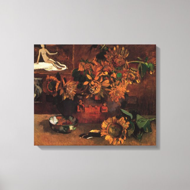 Still Life with L'Esperance (Hope) by Paul Gauguin Canvas Print (Front)