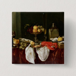 Still Life with lobster Button