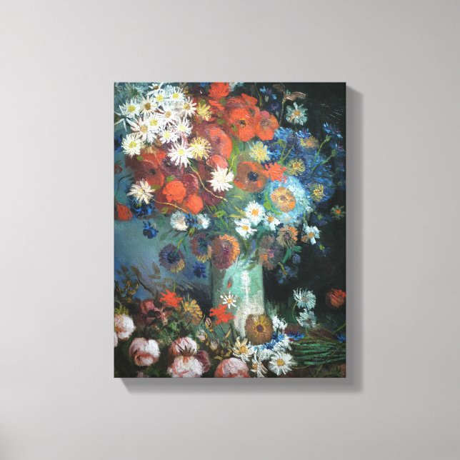 Still Life with Meadow Flowers | Vincent van Gogh Canvas Print (Front)
