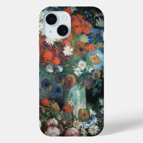 Still Life with Meadow Flowers  Vincent Van Gogh iPhone 15 Case
