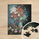Still Life with Meadow Flowers | Vincent Van Gogh Jigsaw Puzzle<br><div class="desc">Still Life with Meadow Flowers and Roses (1886) by Dutch post-impressionist artist Vincent Van Gogh. Original fine art painting is an oil on canvas depicting a still life of an abundant mix of flowers in a vase.

Use the design tools to add custom text or personalize the image.</div>