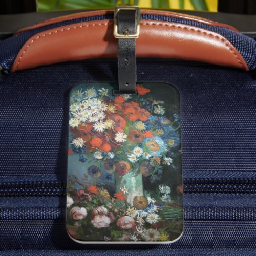 Still Life with Meadow Flowers  Vincent Van Gogh Luggage Tag