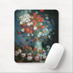 Still Life with Meadow Flowers | Vincent van Gogh Mouse Pad<br><div class="desc">Still Life with Meadow Flowers and Roses (1886) by Dutch post-impressionist artist Vincent Van Gogh. Original fine art painting is an oil on canvas depicting a still life of an abundant mix of flowers in a vase.

Use the design tools to add custom text or personalize the image.</div>