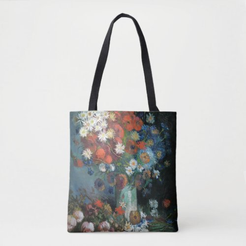 Still Life with Meadow Flowers  Vincent Van Gogh Tote Bag