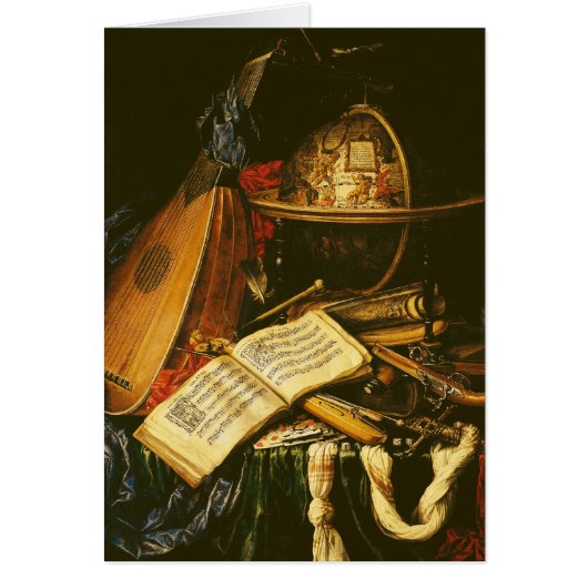 Still Life with Musical Instruments Cards (Front)