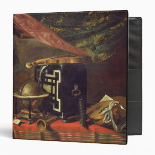 Still Life with Musical Instruments (oil on canvas Binder