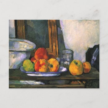 Still Life With Open Drawer By Cezanne Postcard by lazyrivergreetings at Zazzle