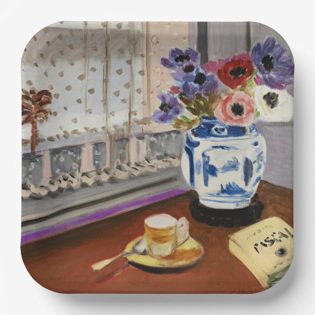 Still Life with Pascal's Pensees, Paper Plates (Front)