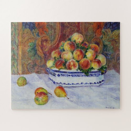 Still Life with Peaches Renoir Jigsaw Puzzle