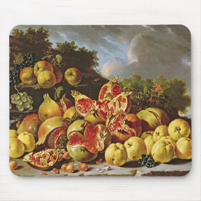 Still Life with pomegranates Mouse Pad (Front)