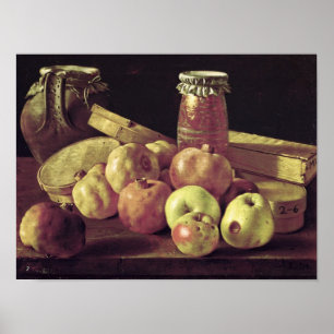 Still Life with Pomegranates Poster