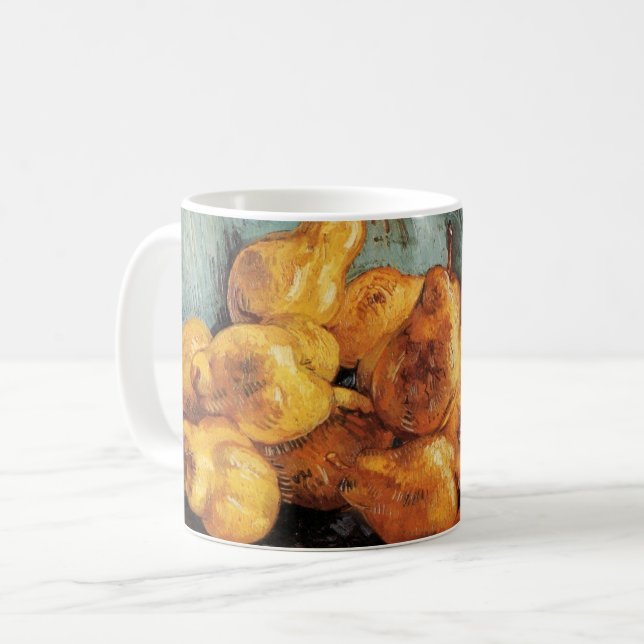 Still Life with Quince Pears by Vincent van Gogh Coffee Mug (Front Left)