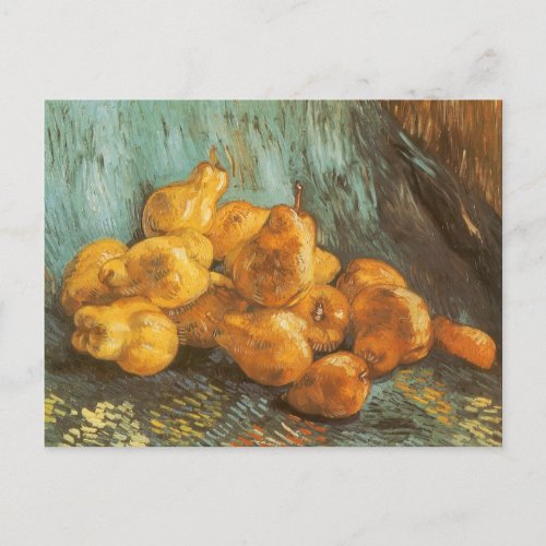 Still Life with Quince Pears by Vincent van Gogh Postcard