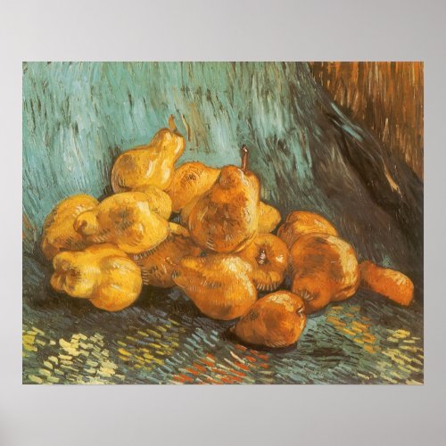 Still Life with Quince Pears by Vincent van Gogh Poster