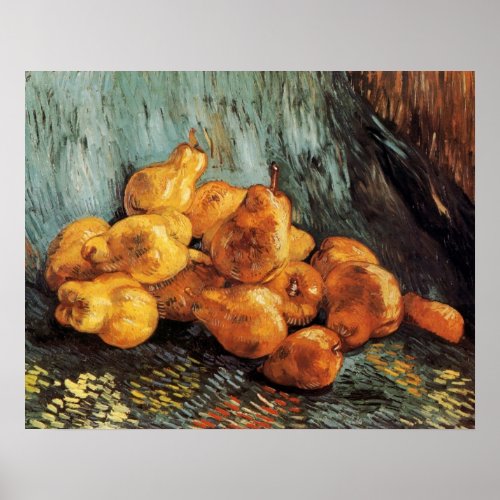 Still Life with Quince Pears by Vincent van Gogh Poster