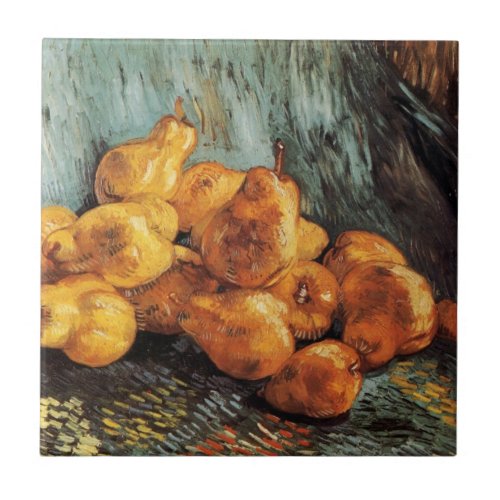 Still Life with Quince Pears by Vincent van Gogh Tile